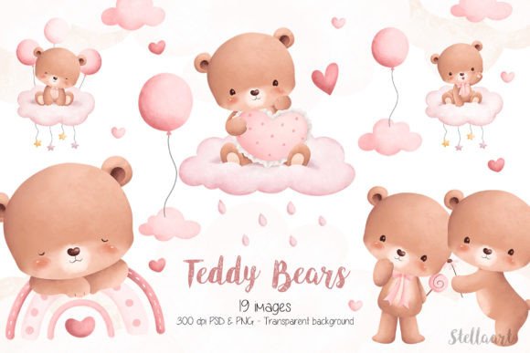 Download Cute Teddy Bears Clipart - Premium Resources
