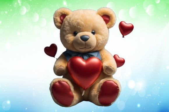 Download Valentine's Day Teddy Bear Illustrations - Bear illustration Collection