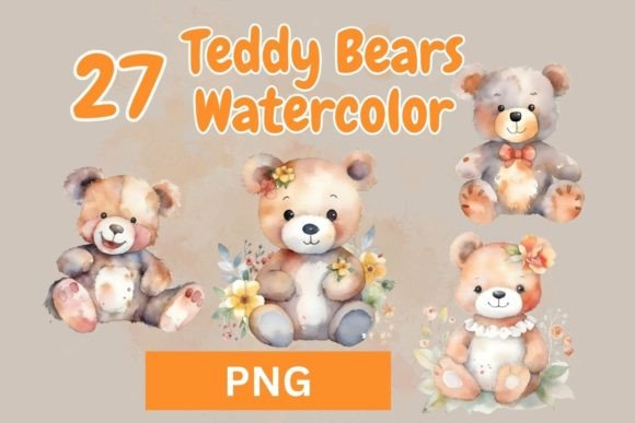 Download 27 Variations Cute Teddy Bears 653 - Premium Resources
