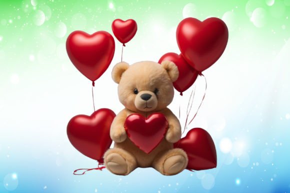 Download Valentine's Day Teddy Bear Illustrations - Bear illustration Collection