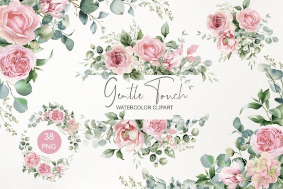 Download Pink Floral Clipart. Watercolor Flowers - Watercolor flowers Collection