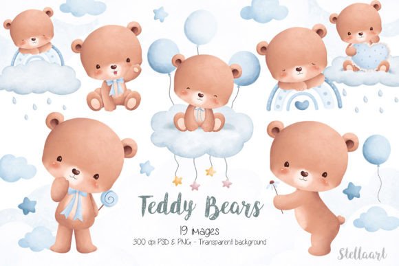 Download Cute Teddy Bears Clipart - Cute teddy bears Collection