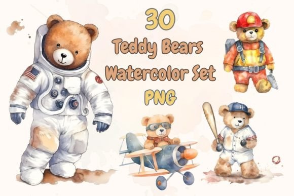 Download 30 Variations Cute Teddy Bears 654 - Premium Resources
